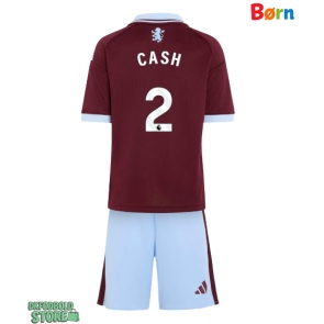 Aston Villa Matty Cash #2 Replika Babytøj Hjemmebanesæt Børn 2026-27 Kortærmet (+ Korte bukser)